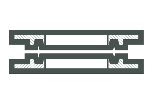 Фланец с пазом под кольцевое уплотнение RTJ